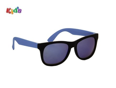 Kinderzonnebril | Zwart-blauw | 130 MM