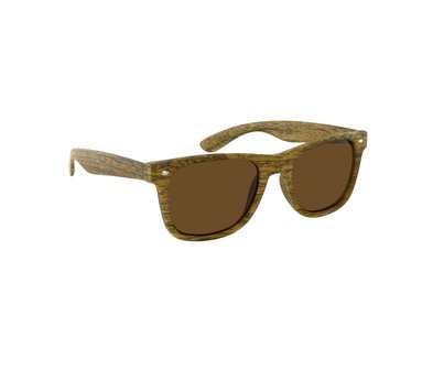 Houtlook wayfarer zonnebril