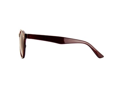 Ronde dames zonnebril | Bruin | 142 MM