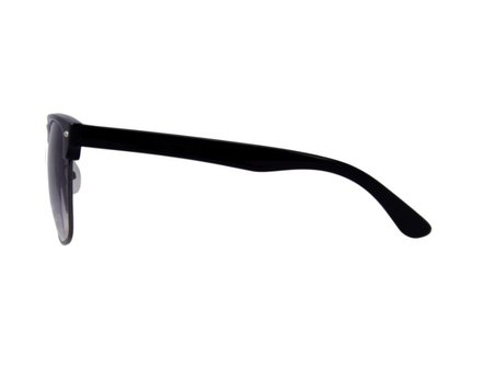Gepolariseerde zonnebril | Zwart | Donkergrijze glazen | 147 MM