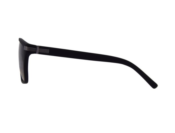 Zonnebril zwart met grijze glazen | 141 MM