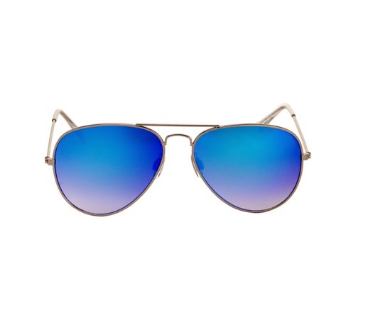 Pilotenbril melbourne met blauwe glazen