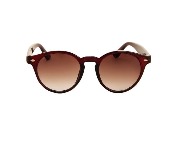 Ronde dames zonnebril | Bruin | 142 MM