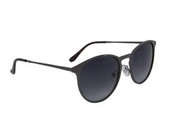 Dames zonnebril | Zilvergrijs met blauwgrijze glazen | 140 MM Dames zonnebril | Zilvergrijs met blauwgrijze glazen | 140 MM